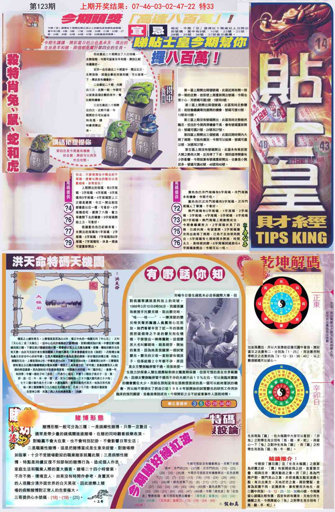 123期贴士皇A加大版[图]