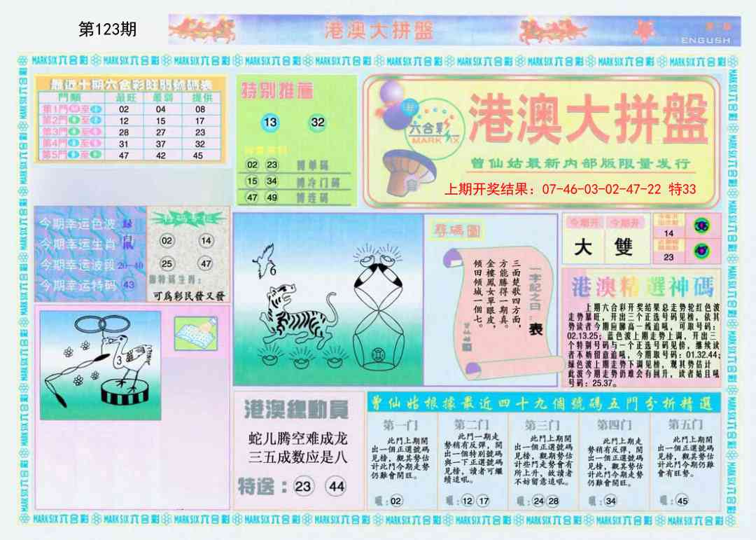 123期港澳大拼盘A[图]