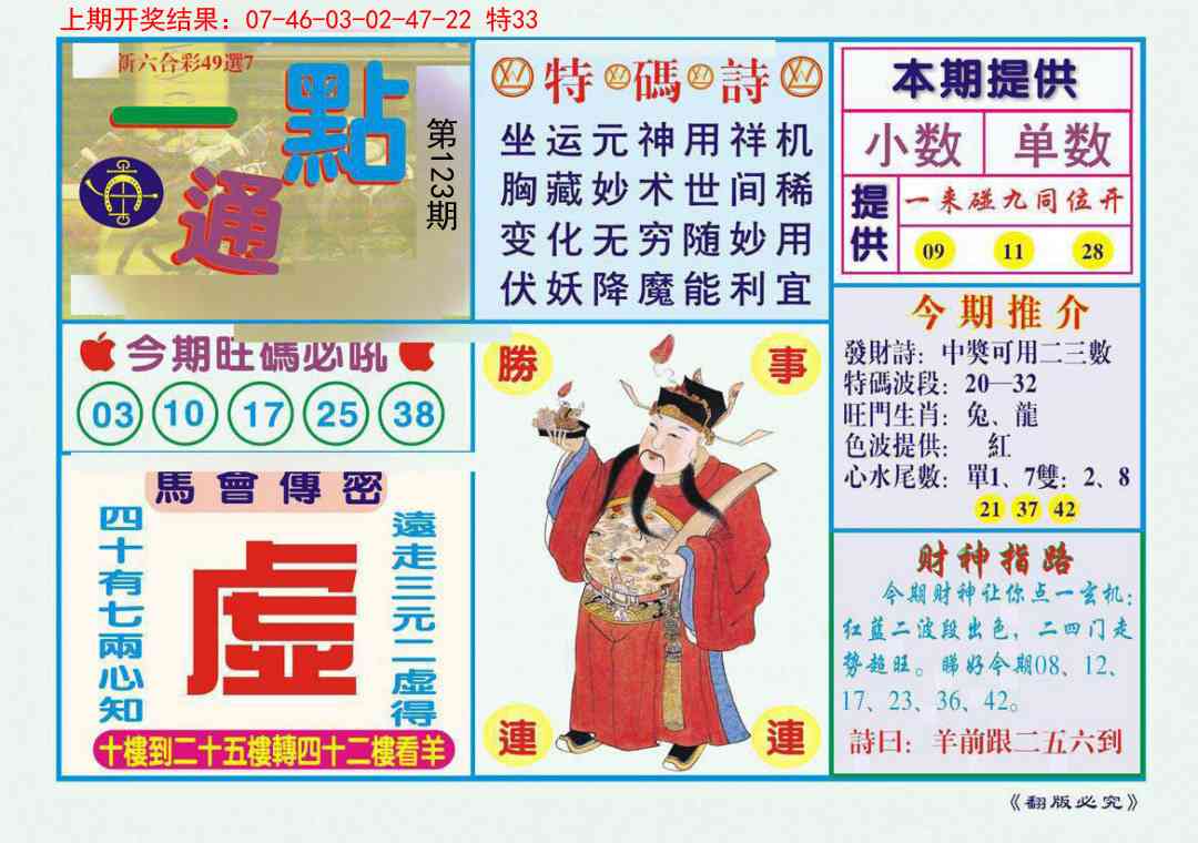 123期一点通[图]