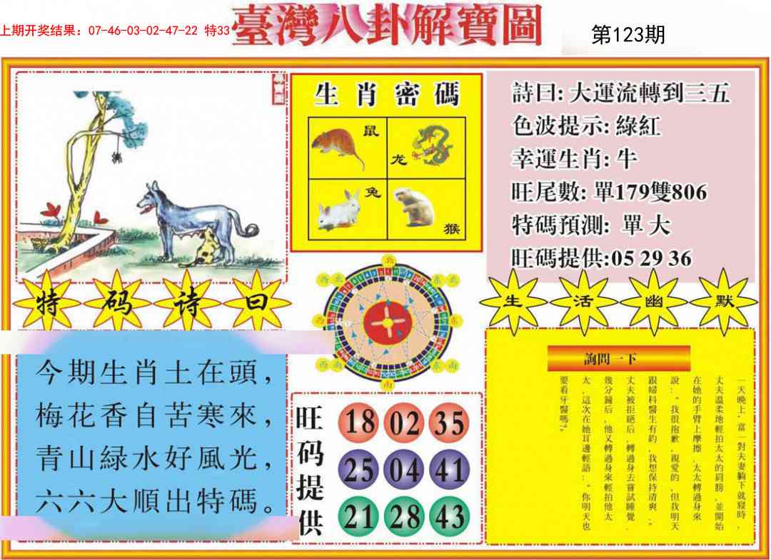 123期台湾八卦解宝图[图]