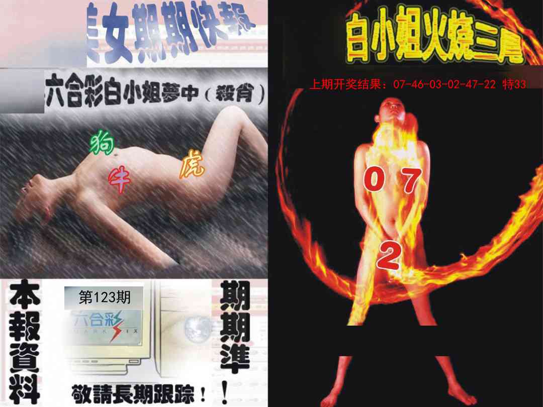 123期环球美女特码报[图]