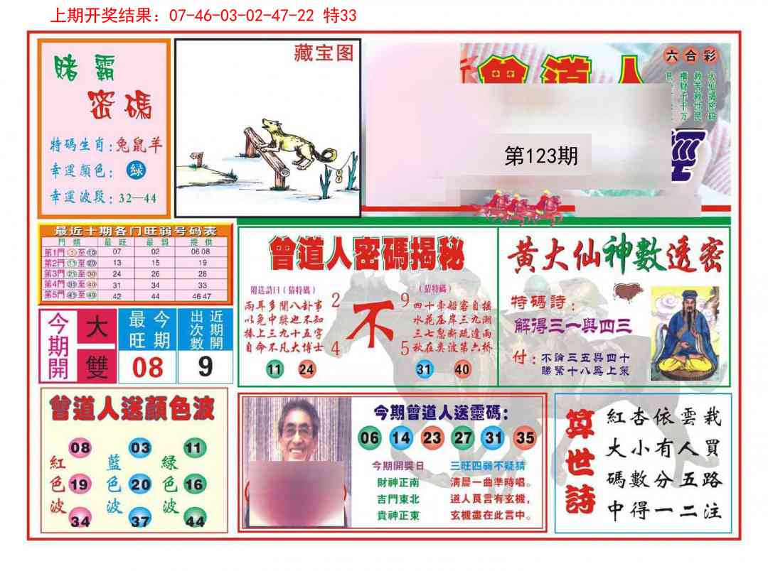 123期赢钱一经[图]