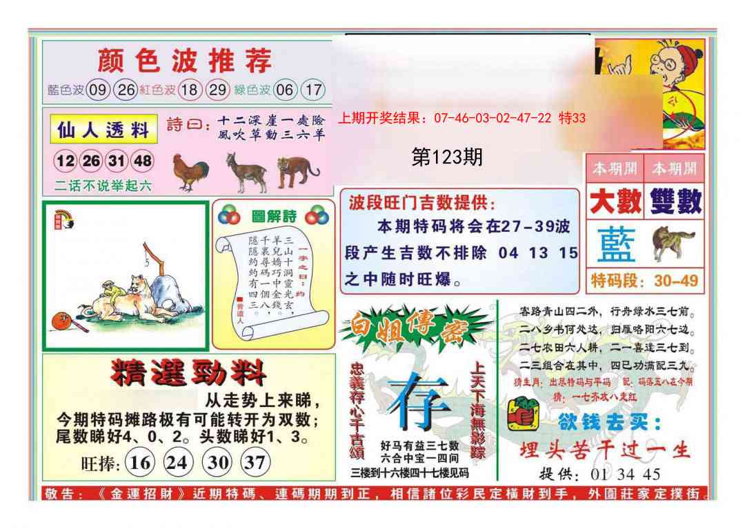 123期金运招财[图]
