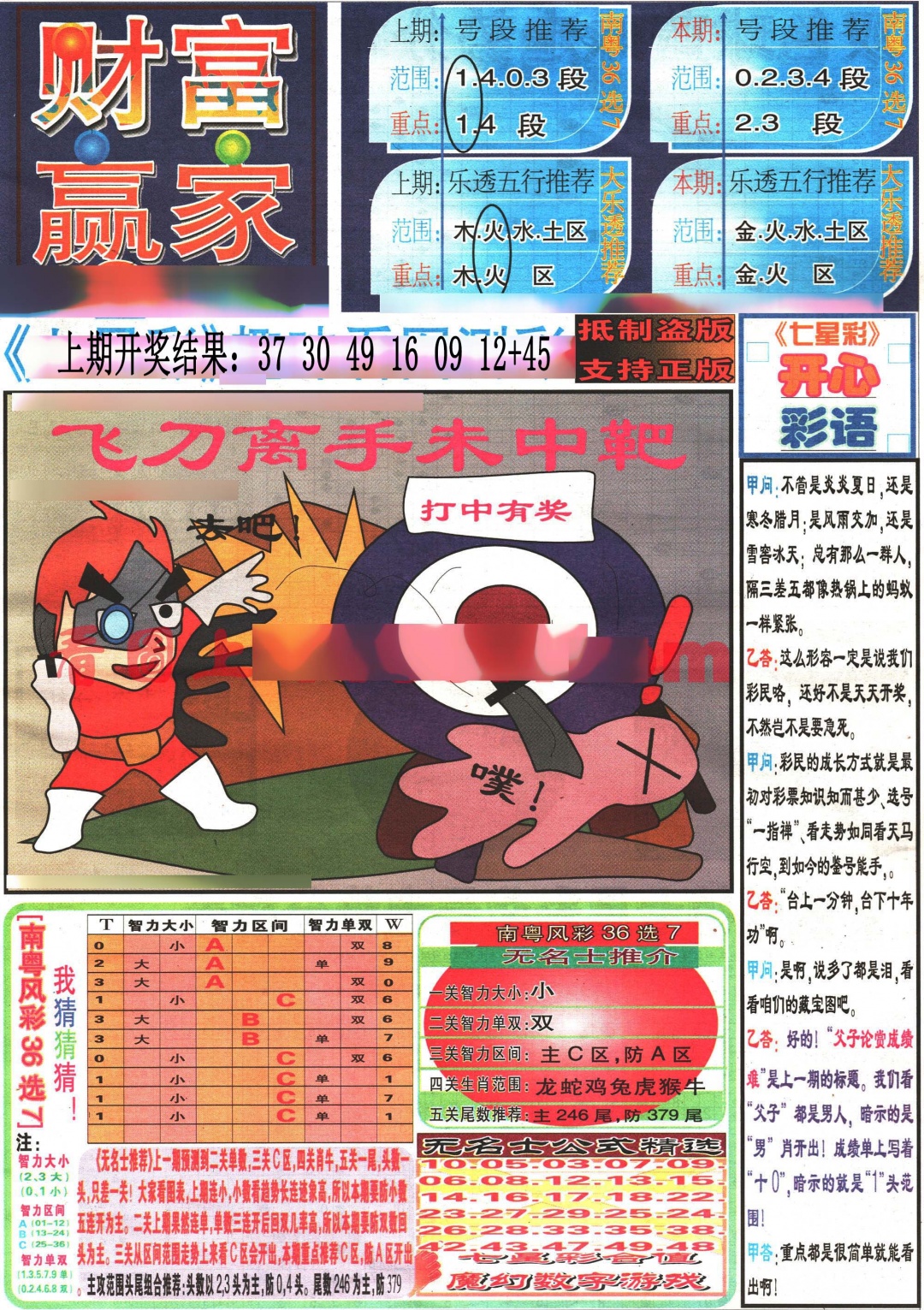 124期七星彩图(高清)[图]