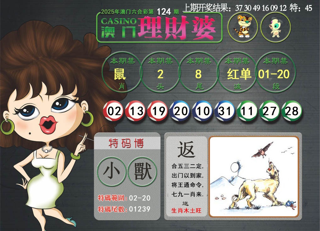 124期澳门理财婆[图]