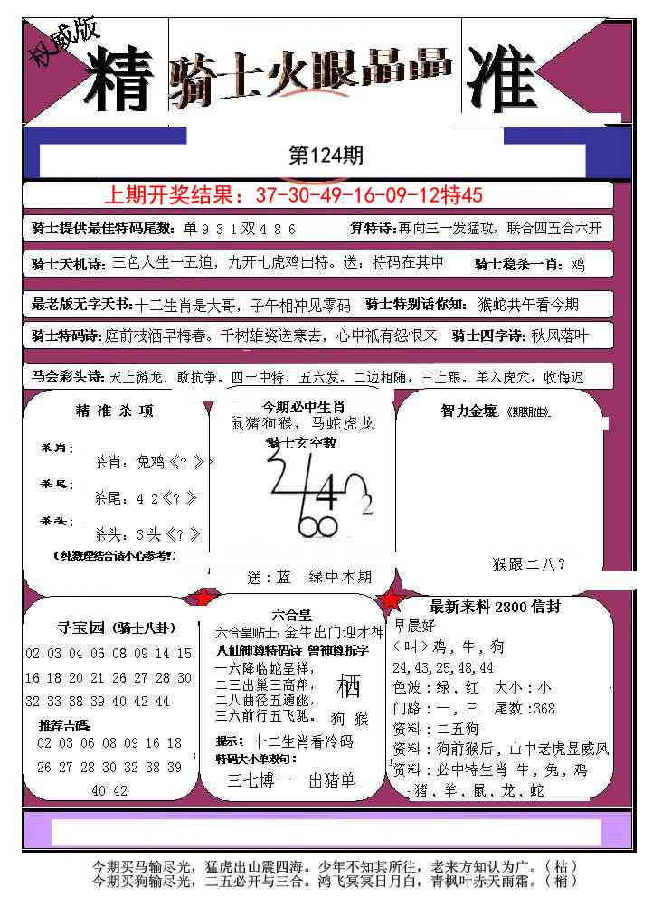 124期骑士火眼晶晶a[图]