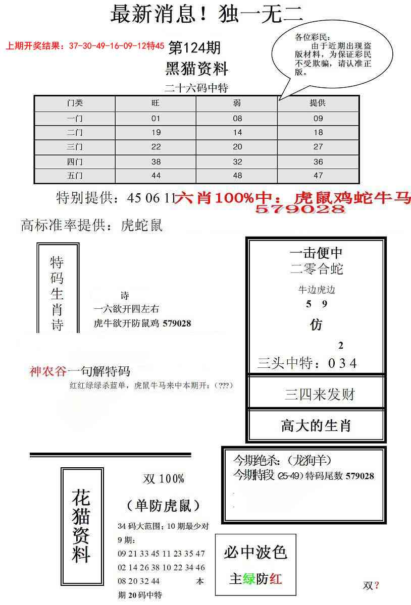 124期独一无二(正)[图]
