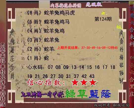 124期独家梅花来料[图]