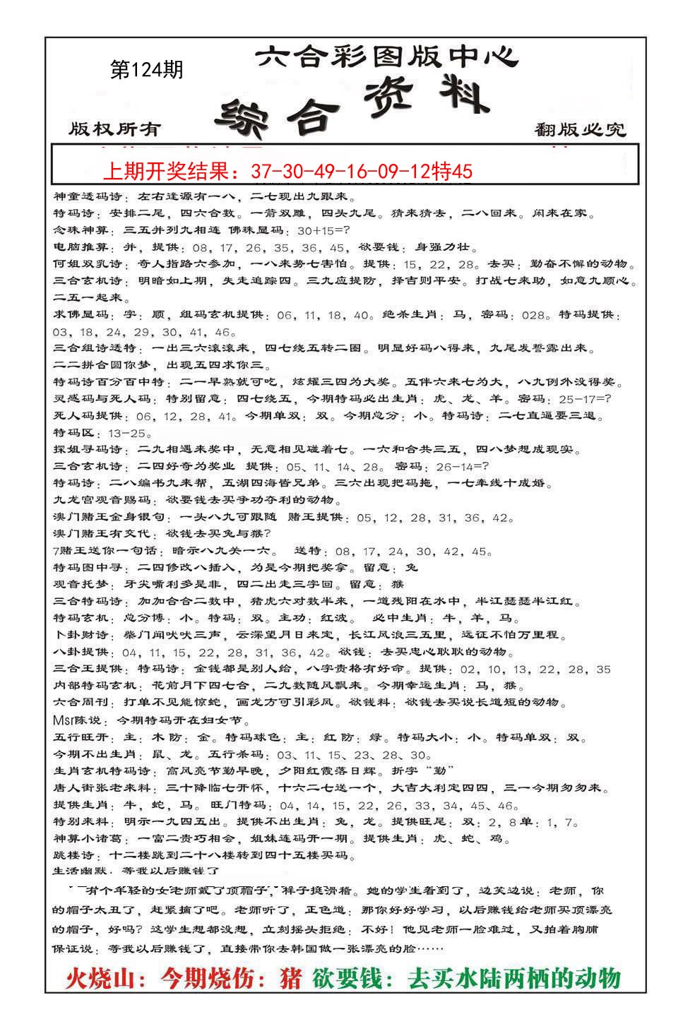 124期内部综合资料[图]