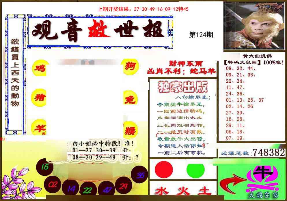 124期(另)观音救世密报[图]