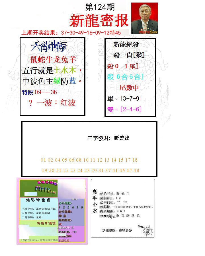 124期新龙密报[图]