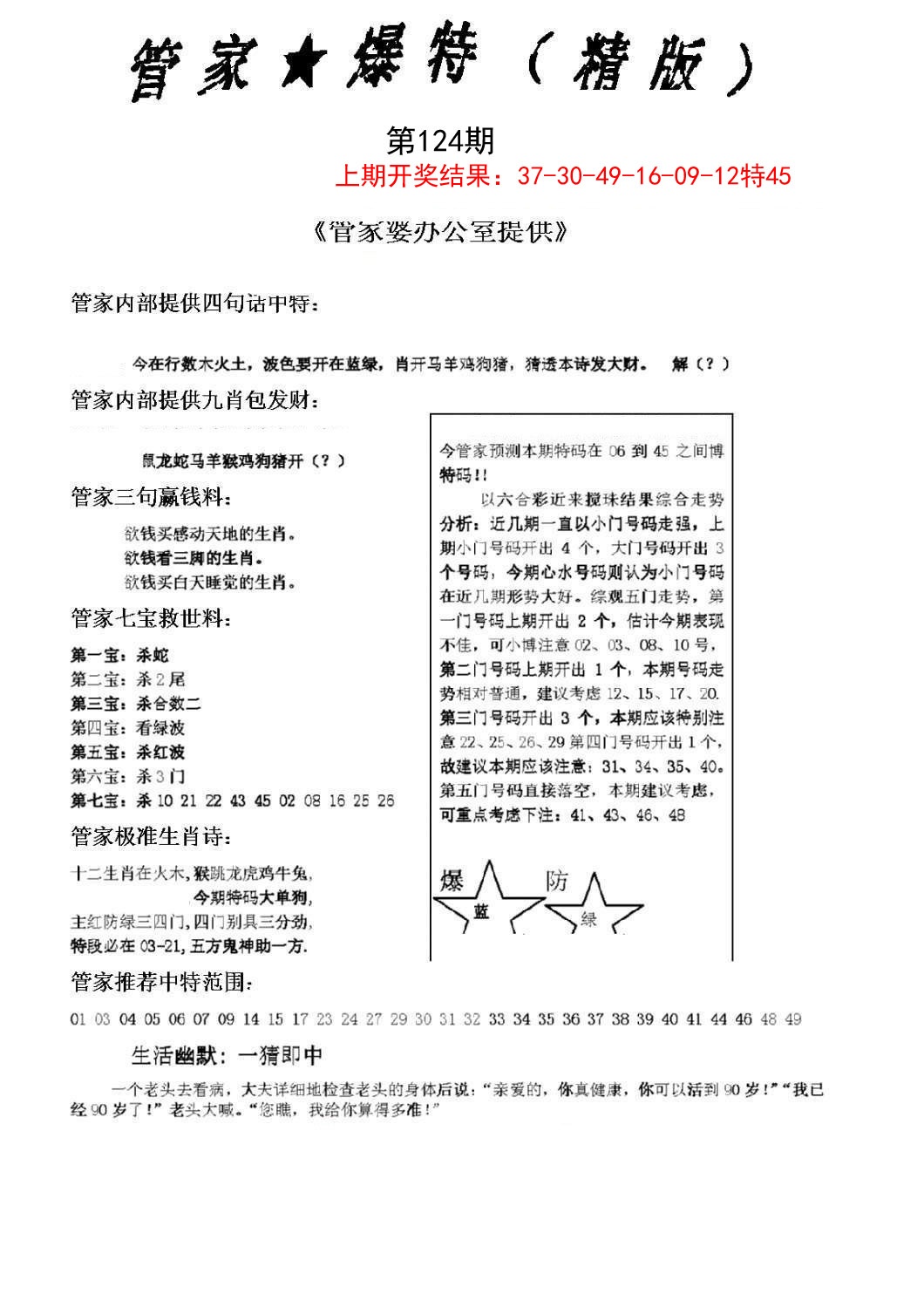 124期管家爆特精版[图]