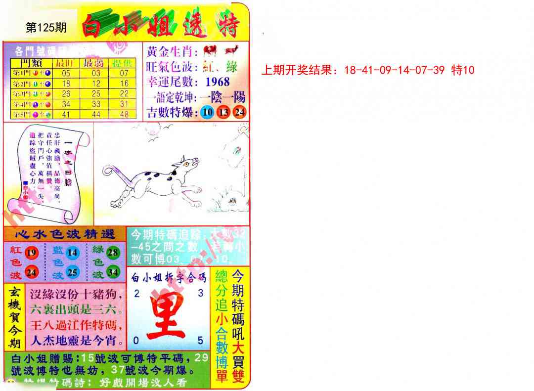 125期白小姐透特[图]