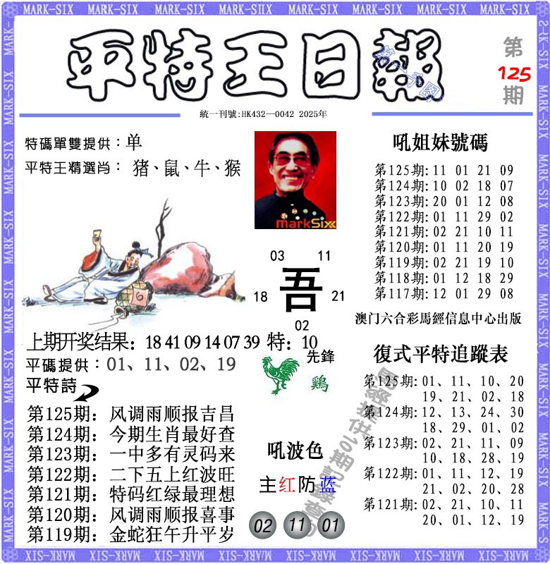 125期平特王日报[图]