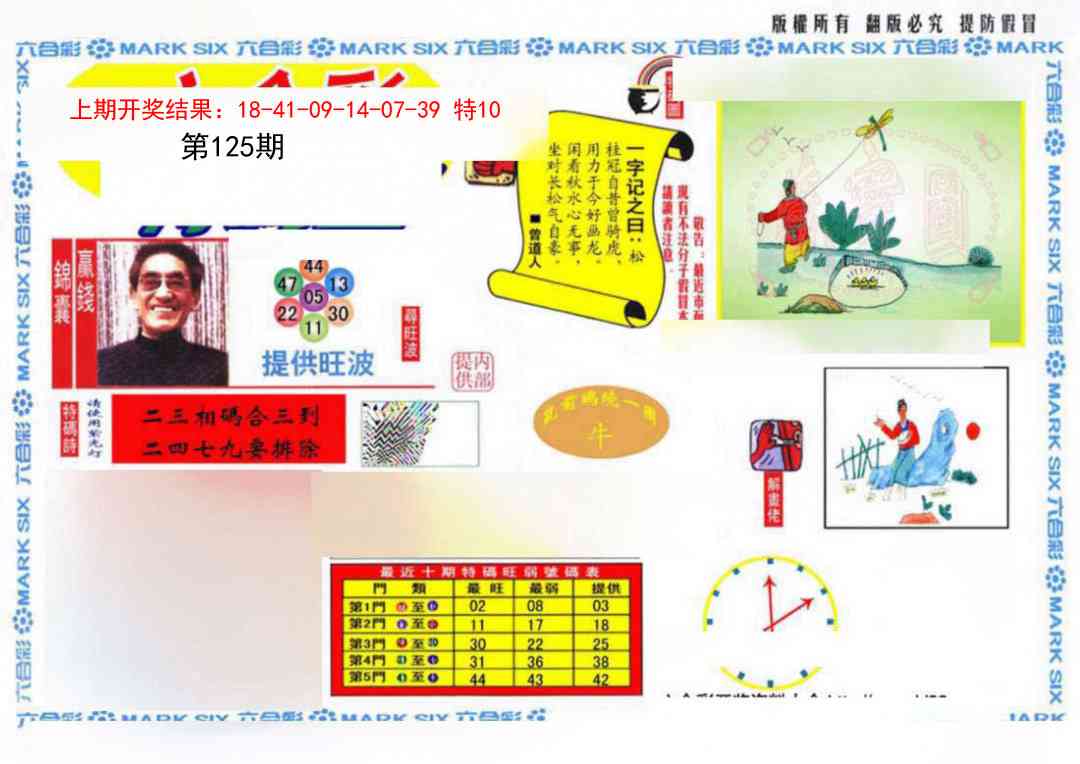 125期心水特码(信封)[图]