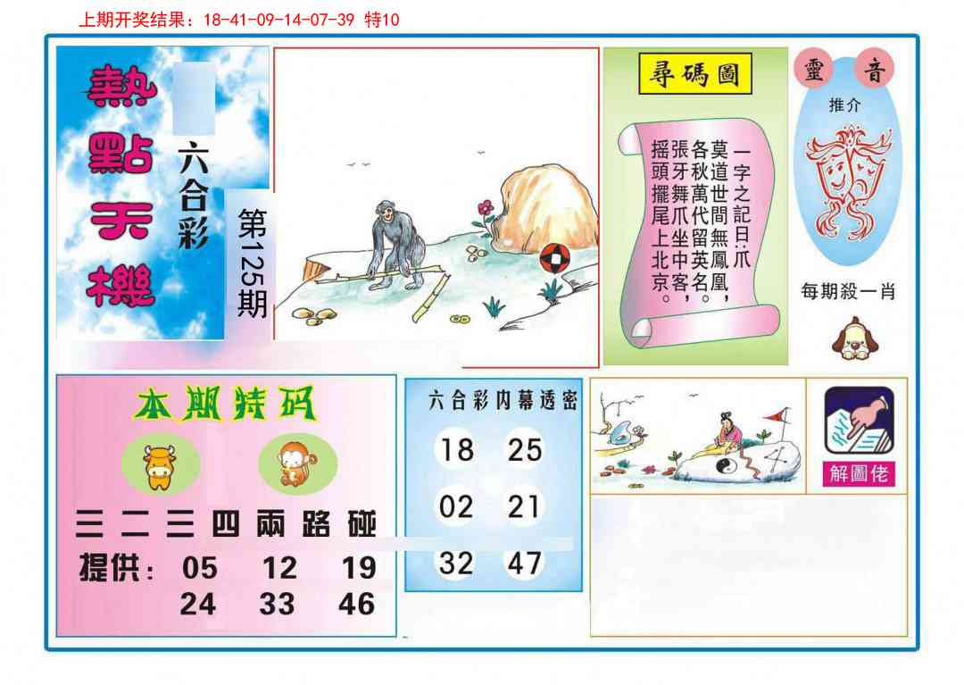 125期热点天机[图]