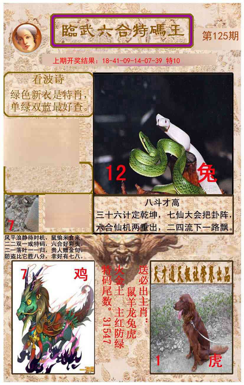 125期临武六合特码王[图]