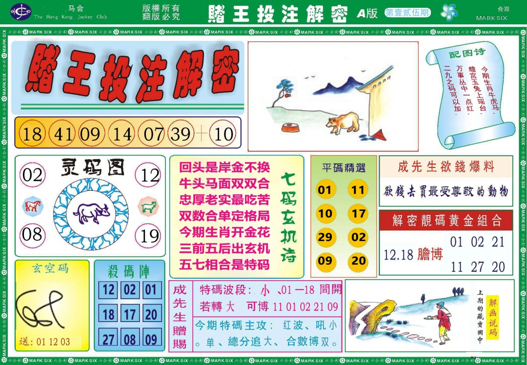 125期赌王投注解密[图]