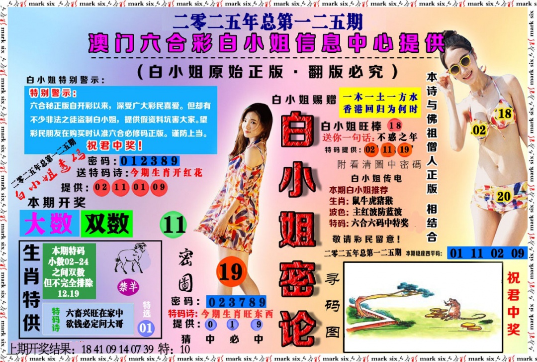 125期白小姐密论[图]