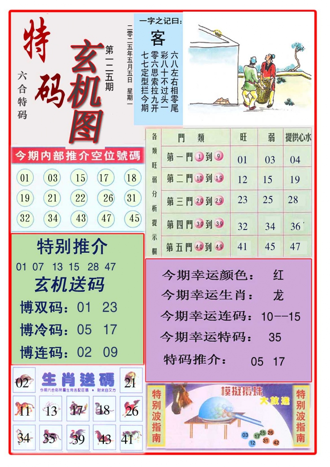 125期特码玄机图[图]