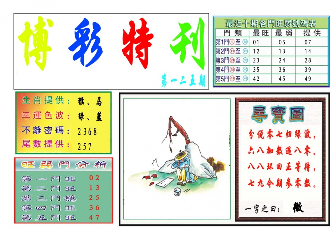 125期博彩特刊[图]