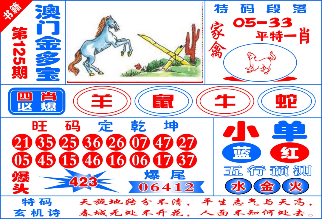 125期澳门金元宝[图]