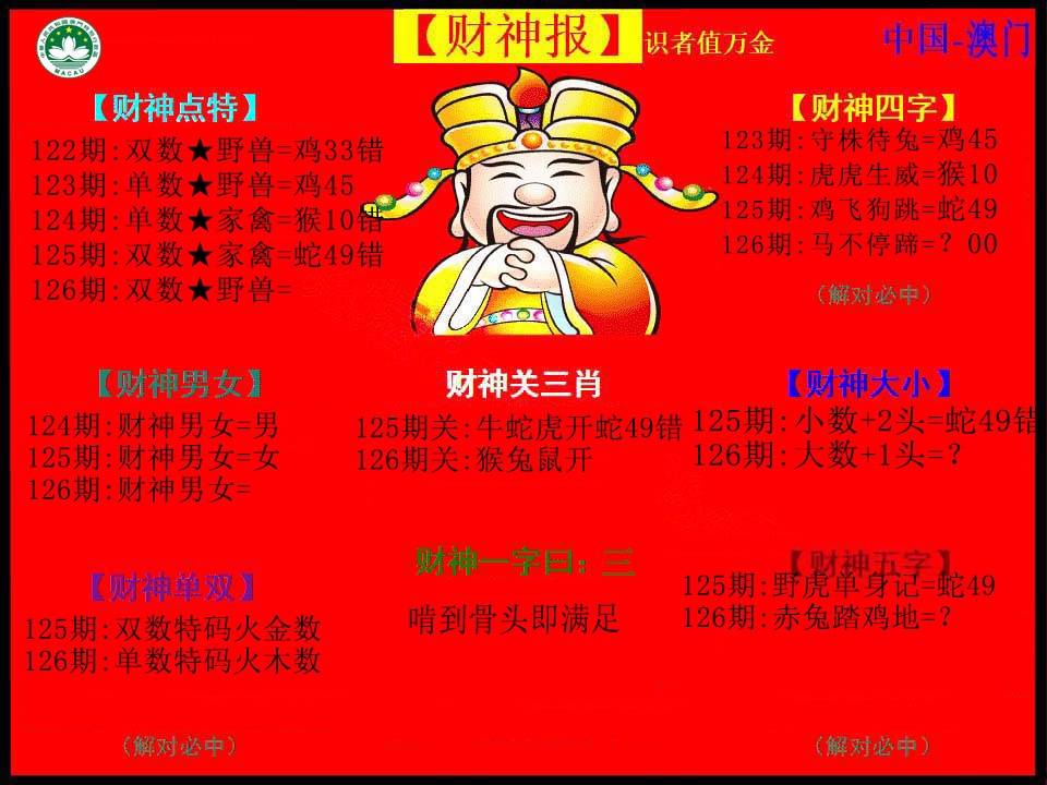 126期红财神[图]