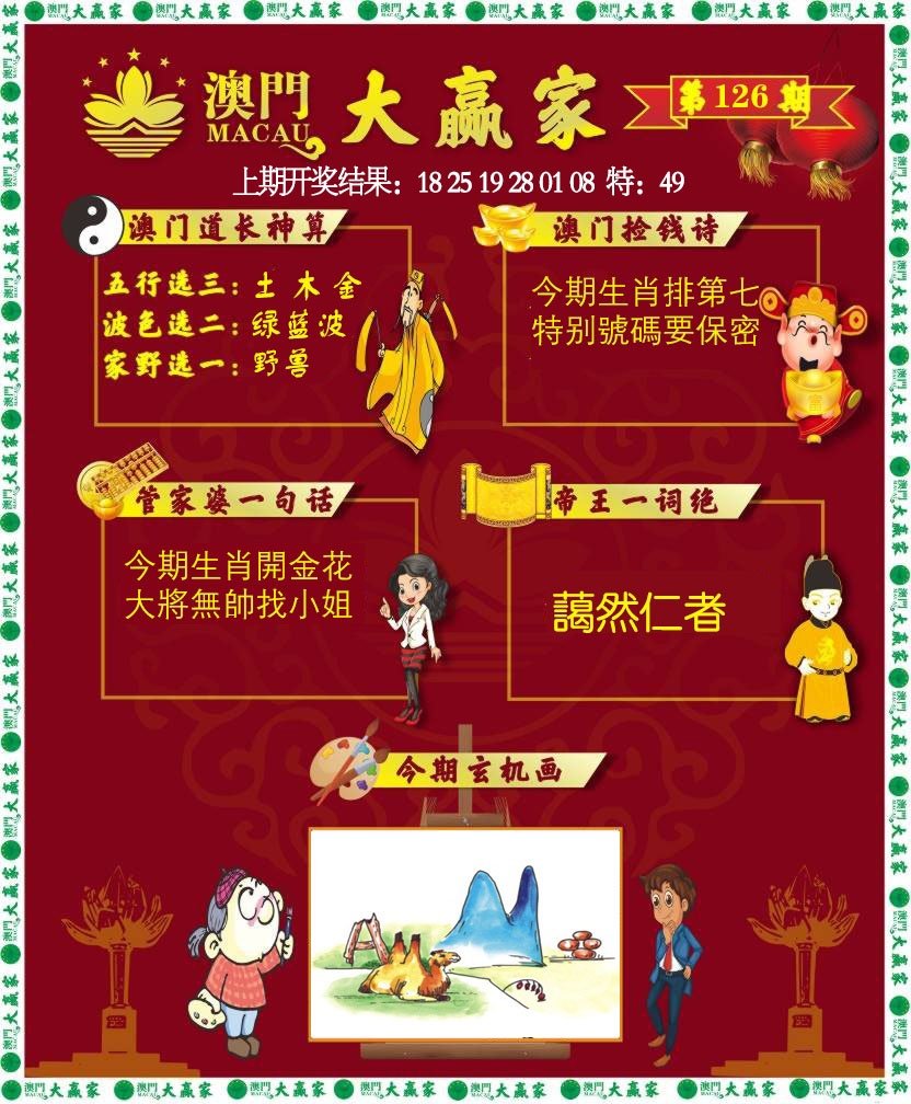 126期大赢家[图]