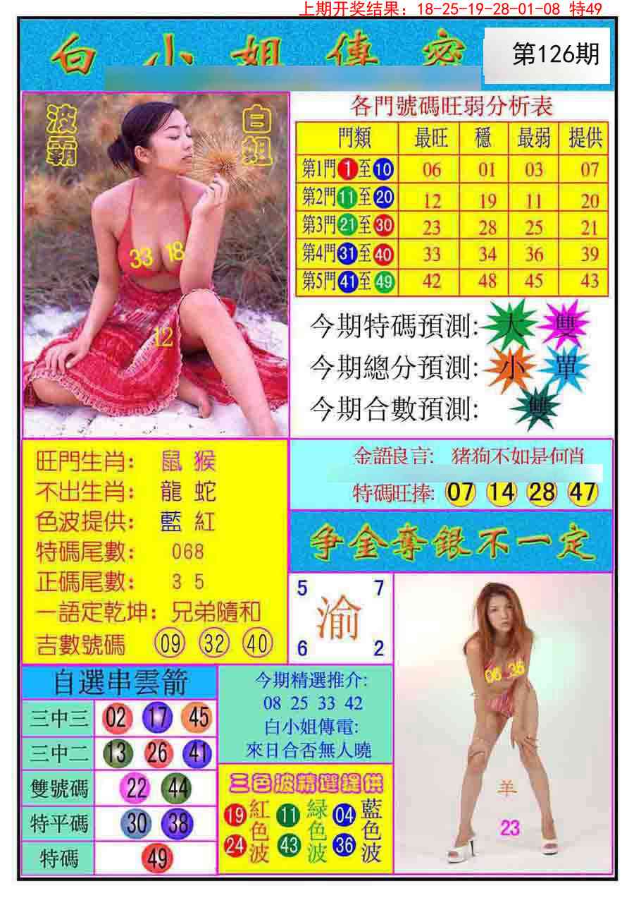 126期白小姐传密[图]