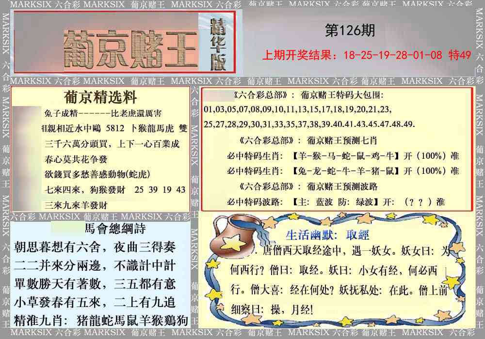 126期葡京赌王（正版）[图]