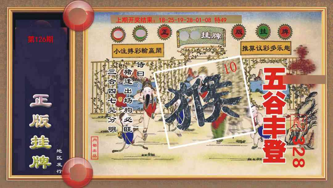 126期正版挂牌[图]