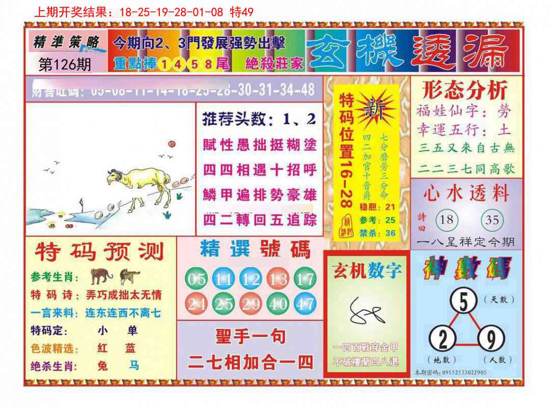 126期玄机透漏[图]