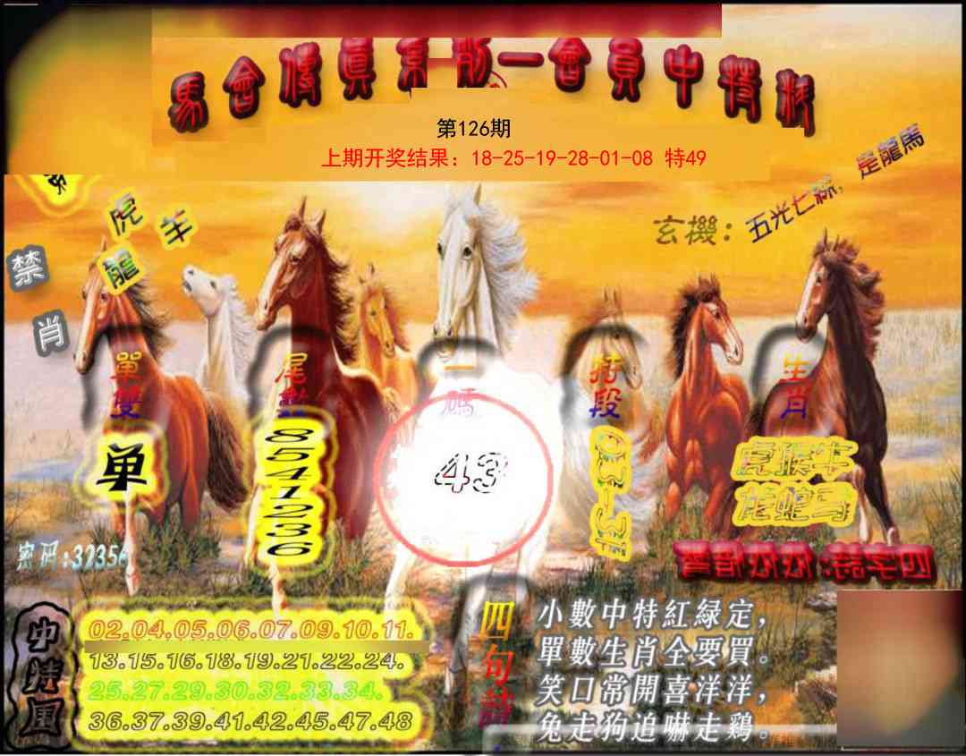 126期马会传真-会员报[图]