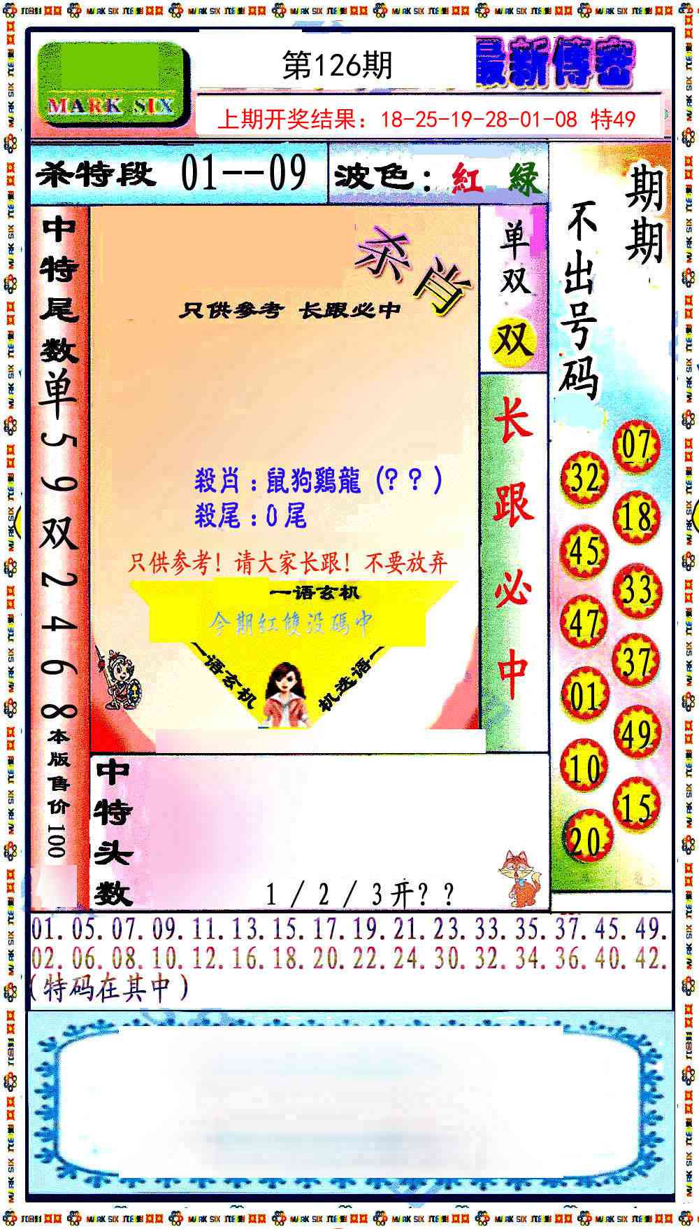 126期最新传密绝杀6肖[图]