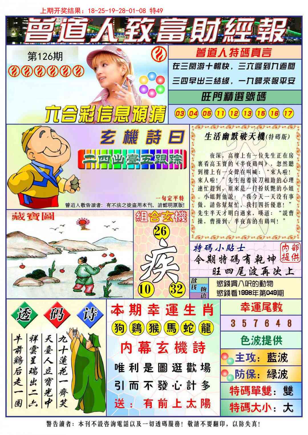 126期曾道人致福财经[图]