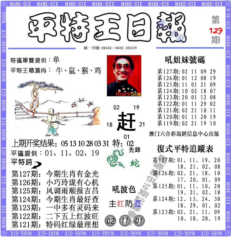 127期平特王日报[图]