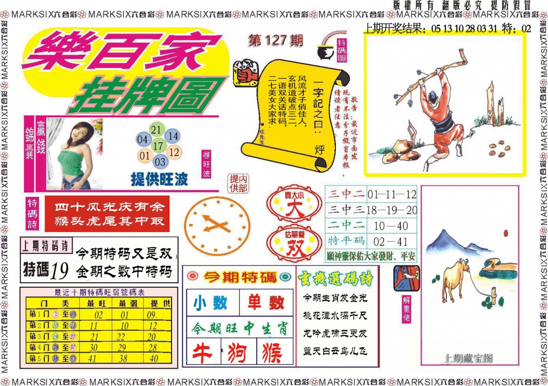 127期乐百家挂牌图[图]