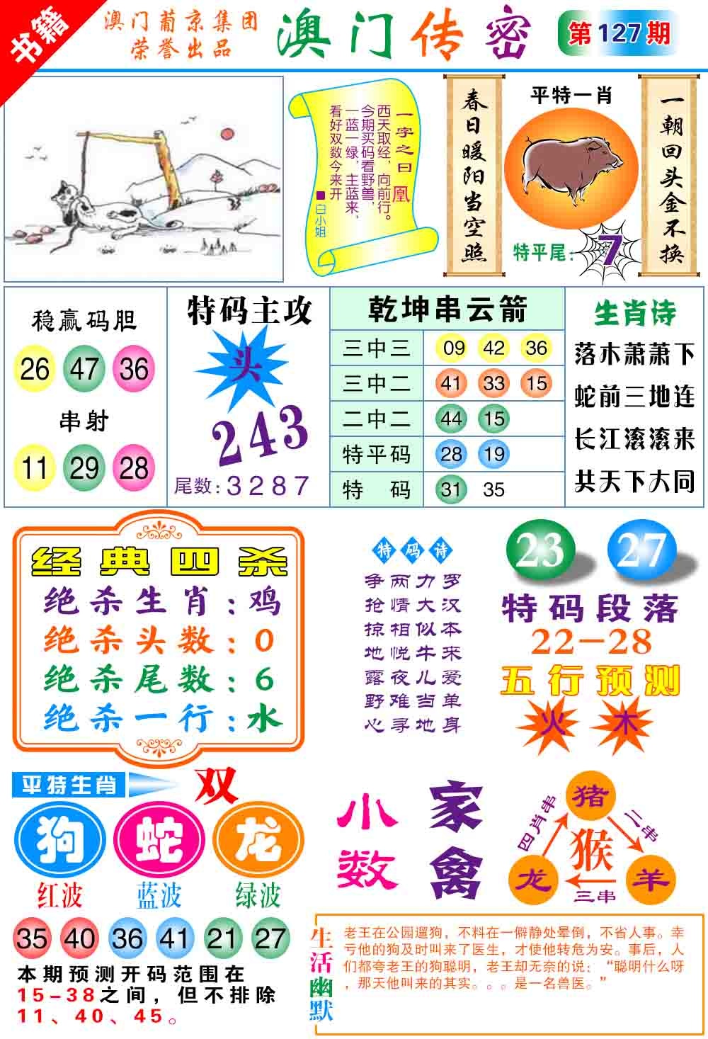 127期澳门传密心水[图]