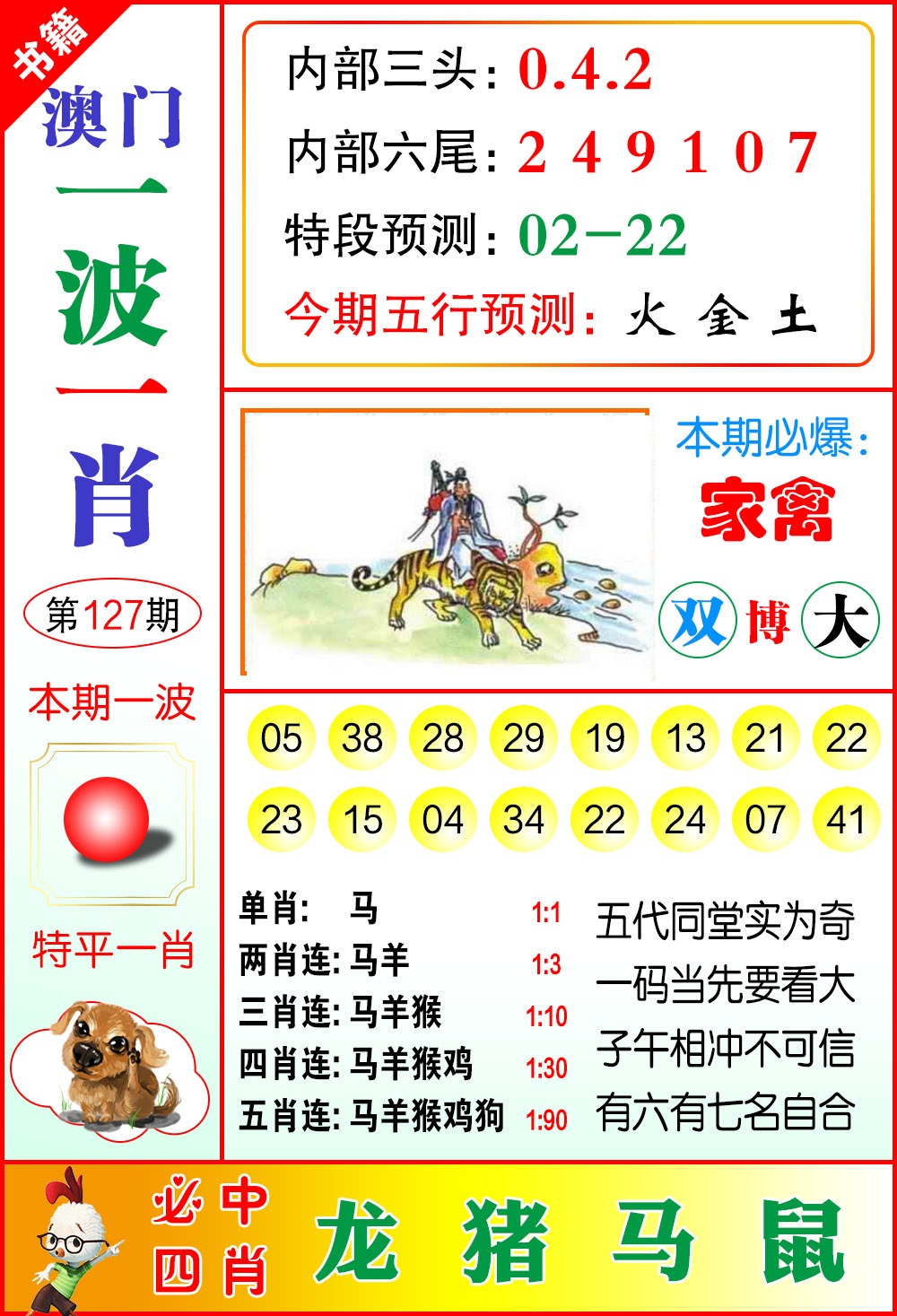 127期澳门一波一肖[图]