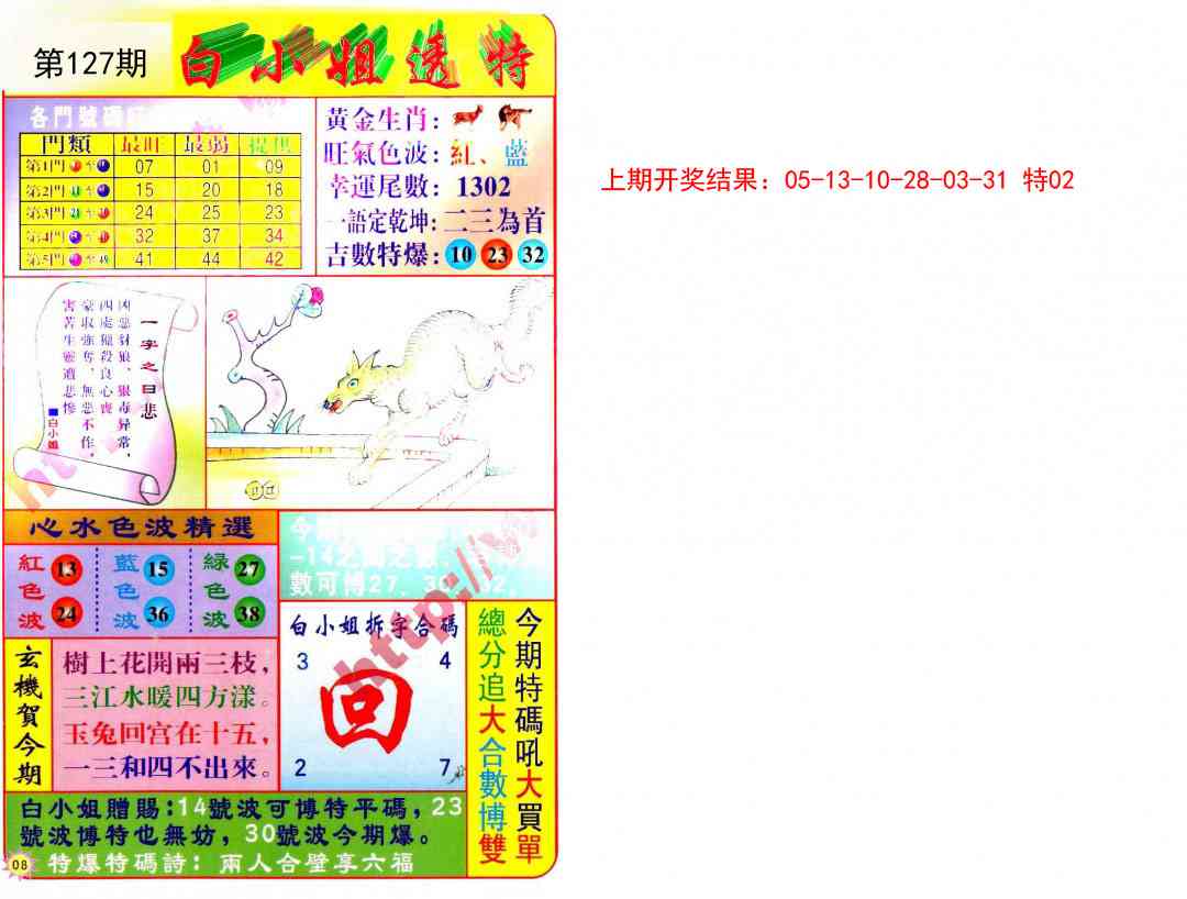 127期白小姐透特[图]