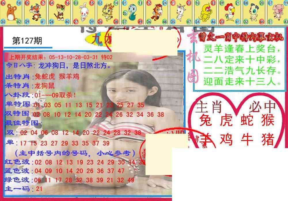 127期特码生肖图[图]