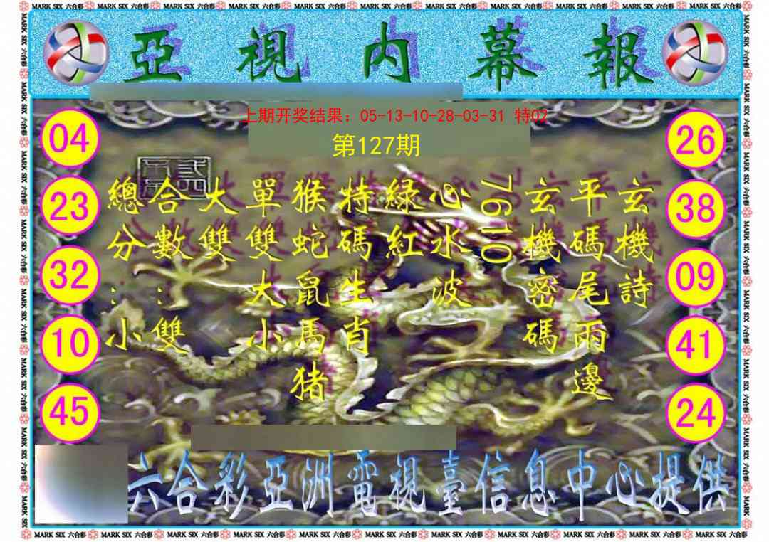 127期亚视内幕报[图]