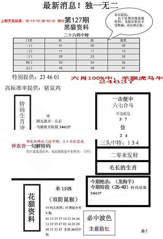 127期独一无二(正)[图]