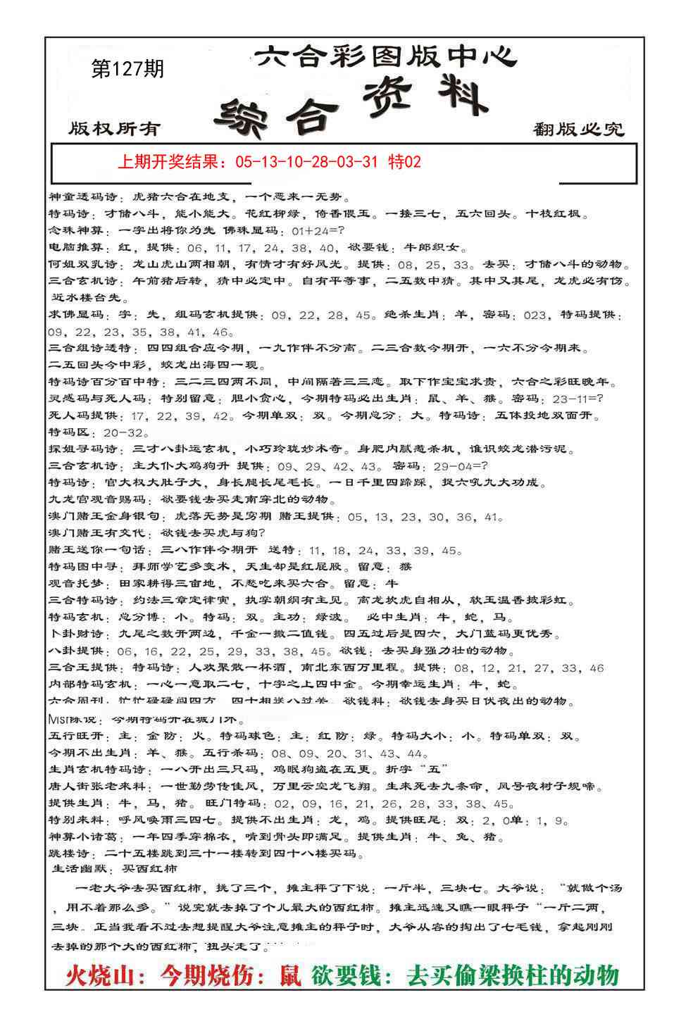 127期内部综合资料[图]