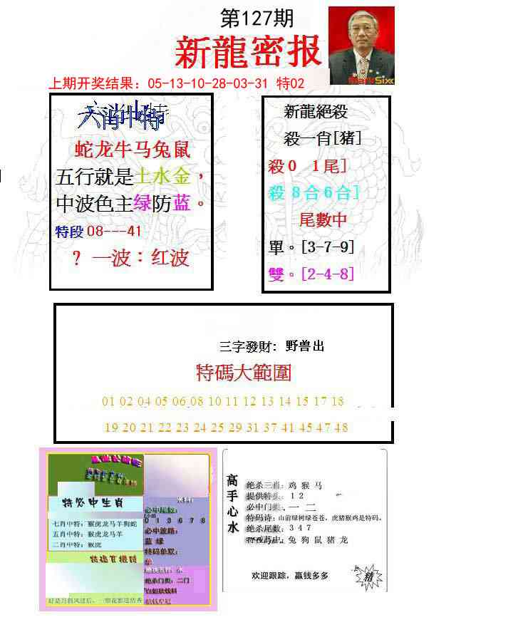127期新龙密报[图]