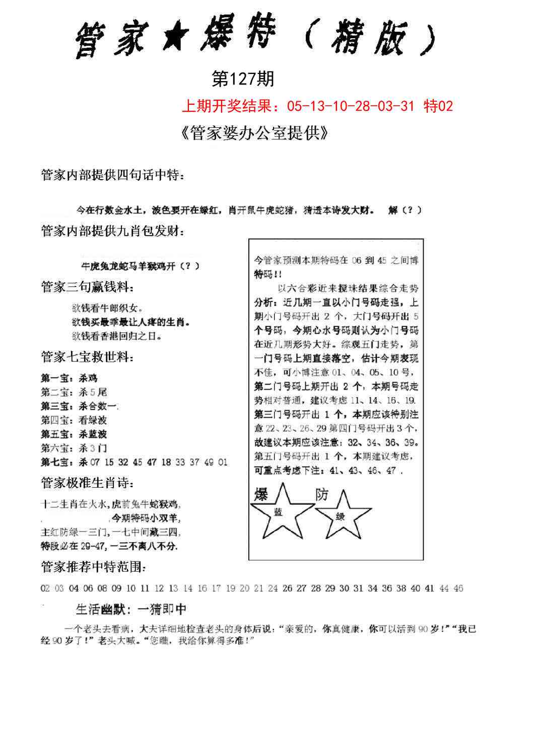 127期管家爆特精版[图]