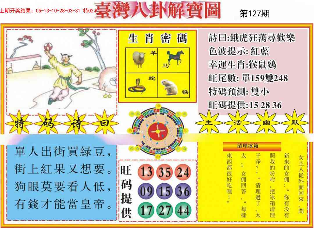 127期台湾八卦解宝图[图]