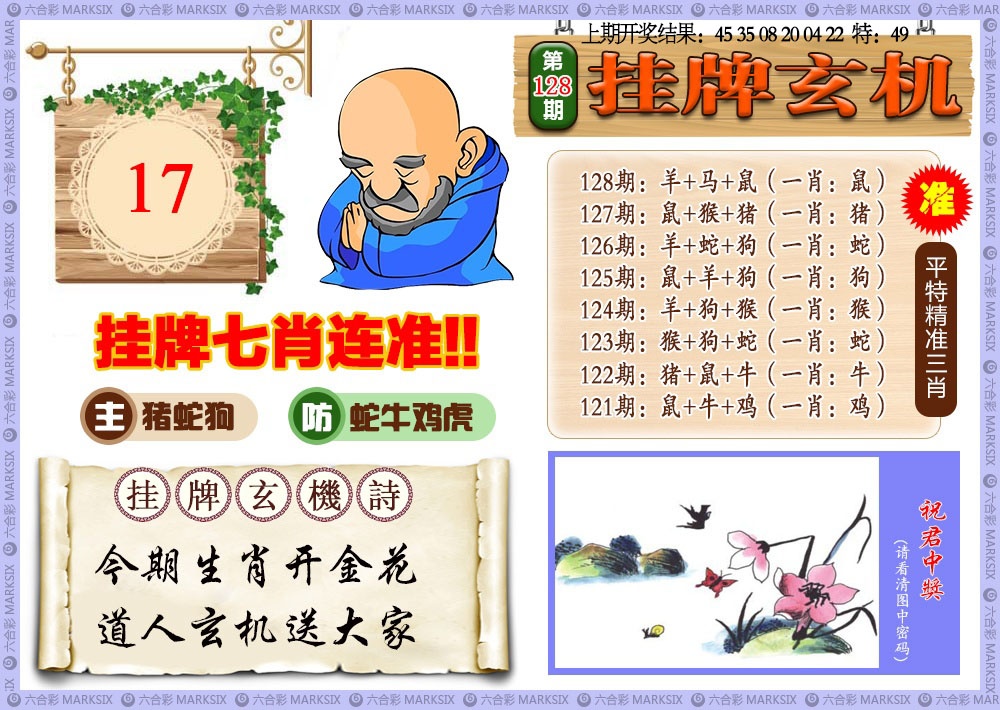 128期挂牌玄机[图]