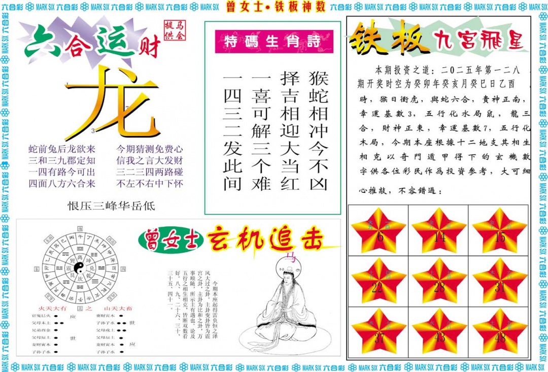 128期曾女士铁板神数B[图]