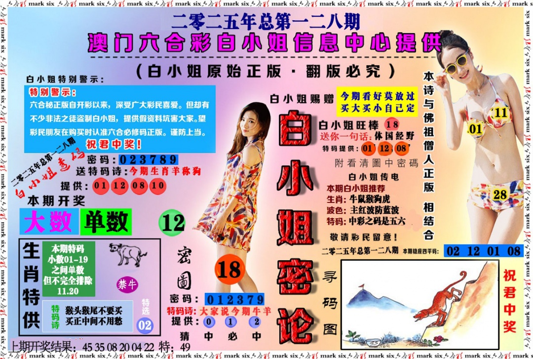 128期白小姐密论[图]